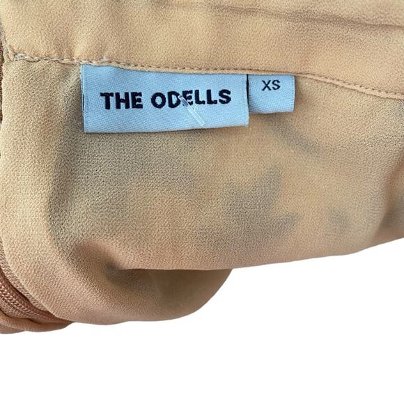 The Odells Strappy Sequin Embroidery Dress Gold Blue size XS - Picture 7 of 10